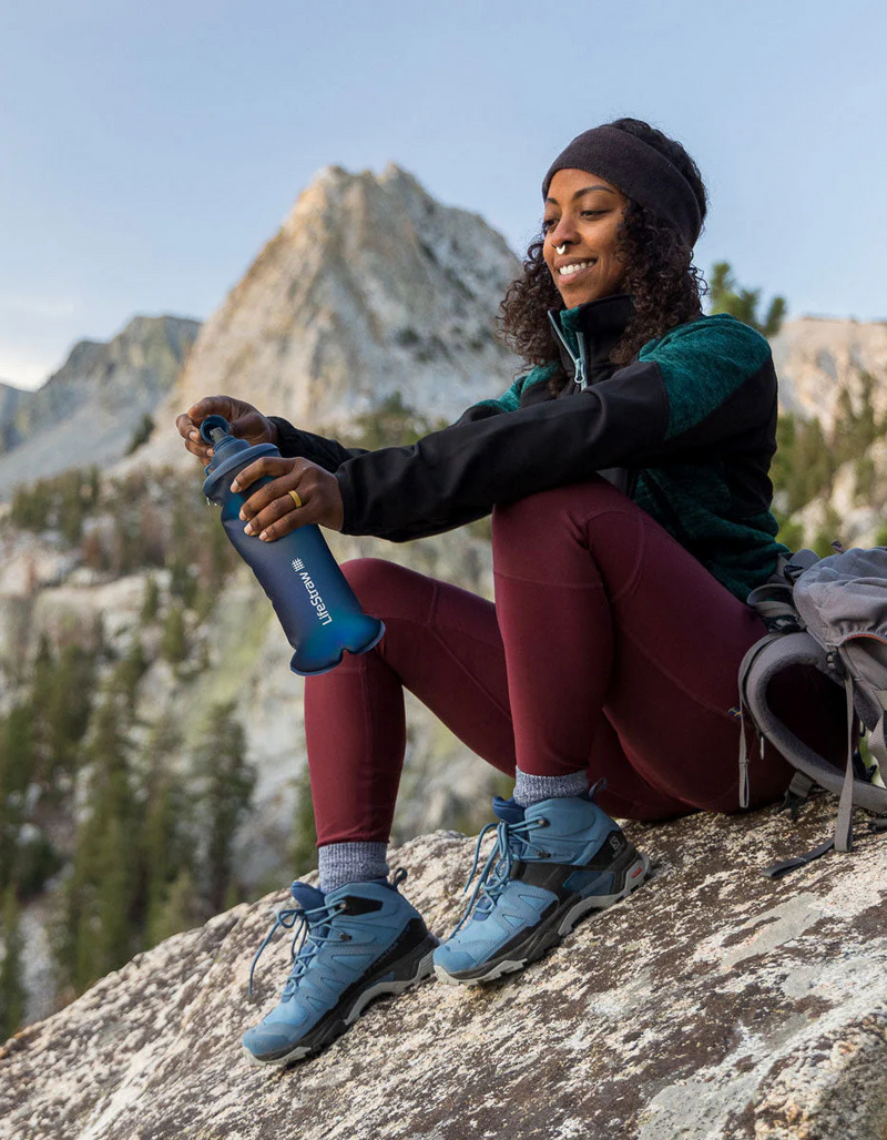 LifeStraw Peak Series Collapsible Squeeze Bottle with Filter