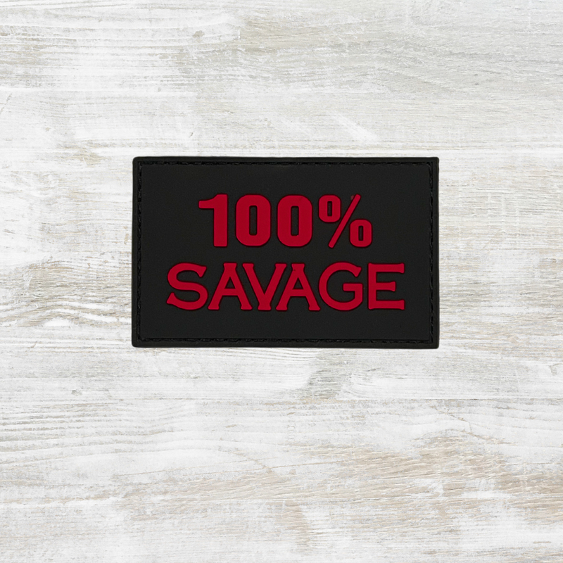 The Meniacc 100% Savage PVC Velcro Patch