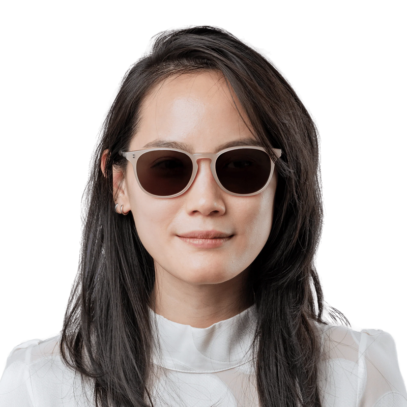 Rocket Eyewear MTO P3 Classic Sunglasses - Mother's Pearl & Chin Chow Tortoise with Brown Polarized Lenses (Tortoise and Crystal) - Raised Asian Fit