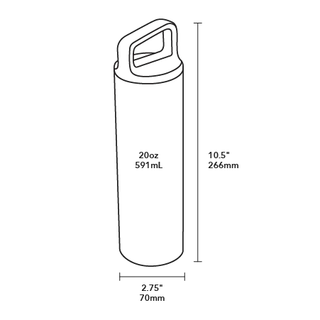 MiiR Climate+ 20oz Wide Mouth Bottle