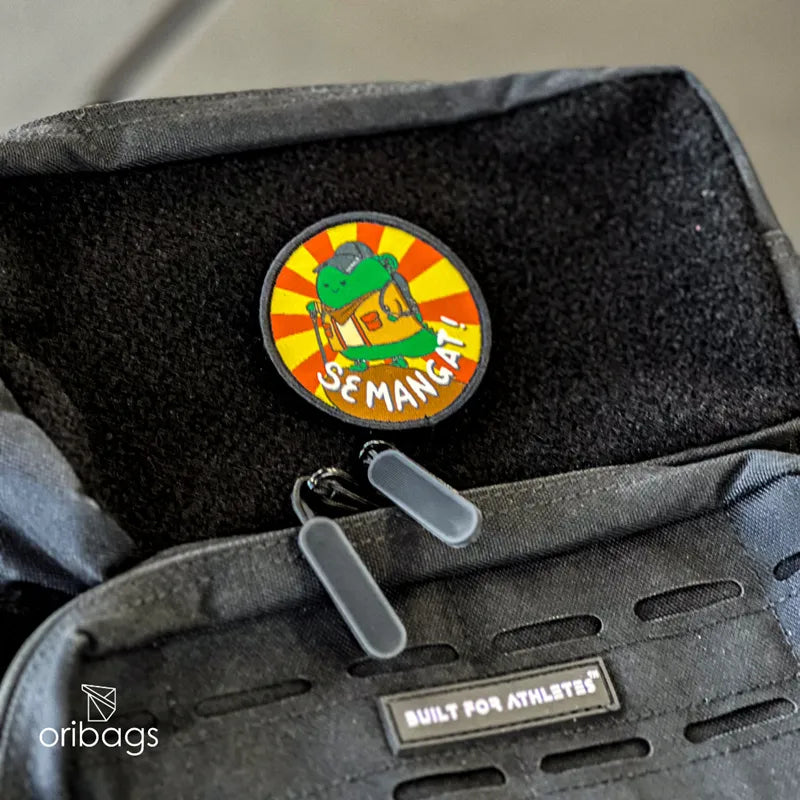 Oribags Dino Crew Patch Collection - Semangat Adventurous Traveler Dino