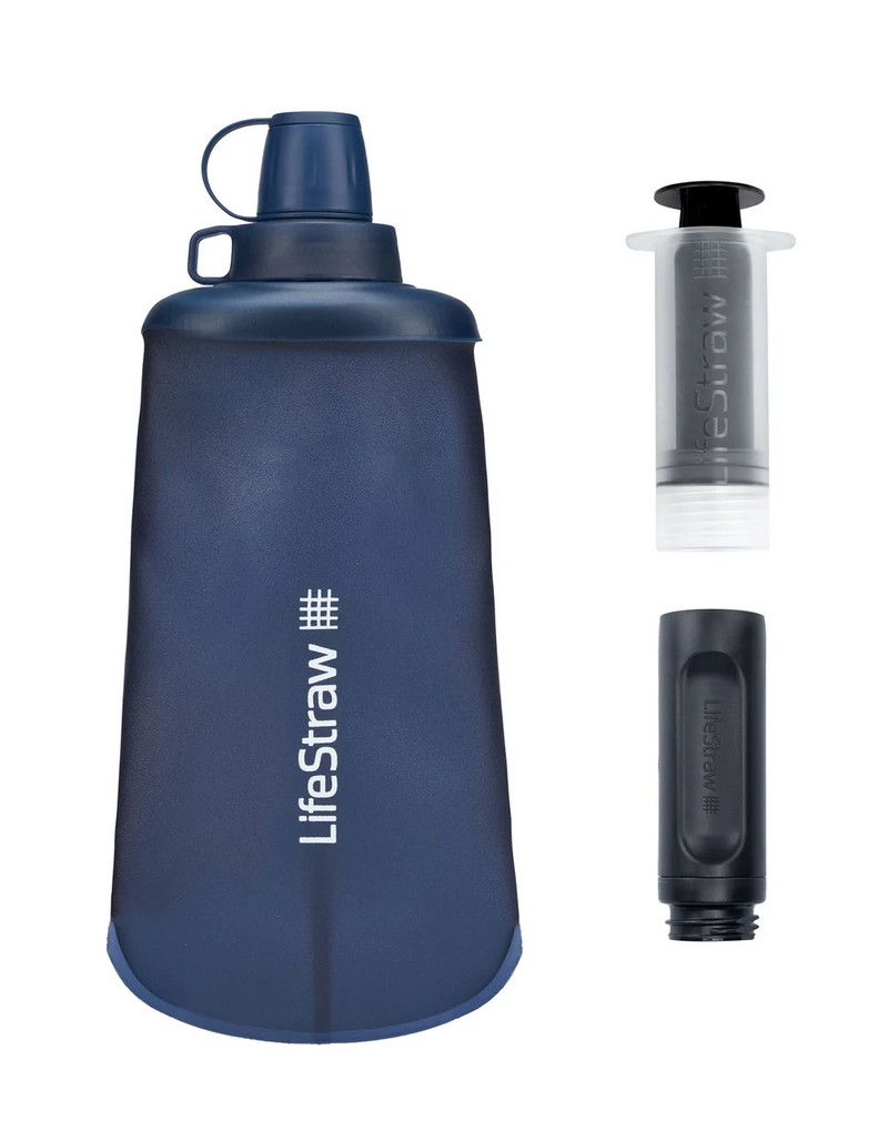 LifeStraw Peak Series Collapsible Squeeze Bottle with Filter