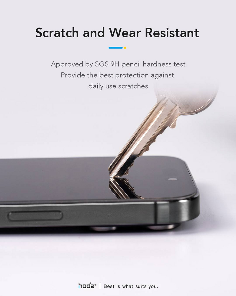 Hoda (Flagship) Anti-Reflection Full Coverage Screen Protector - With Dust-Free Helper for iPhone 16 Series