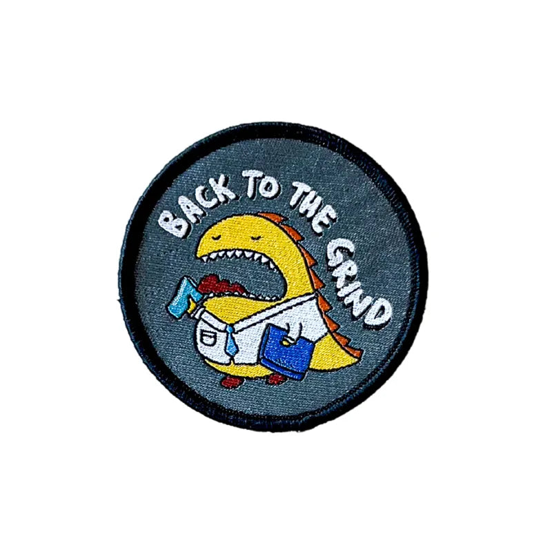 Oribags Dino Crew Patch Collection - Back to the Grind Dino