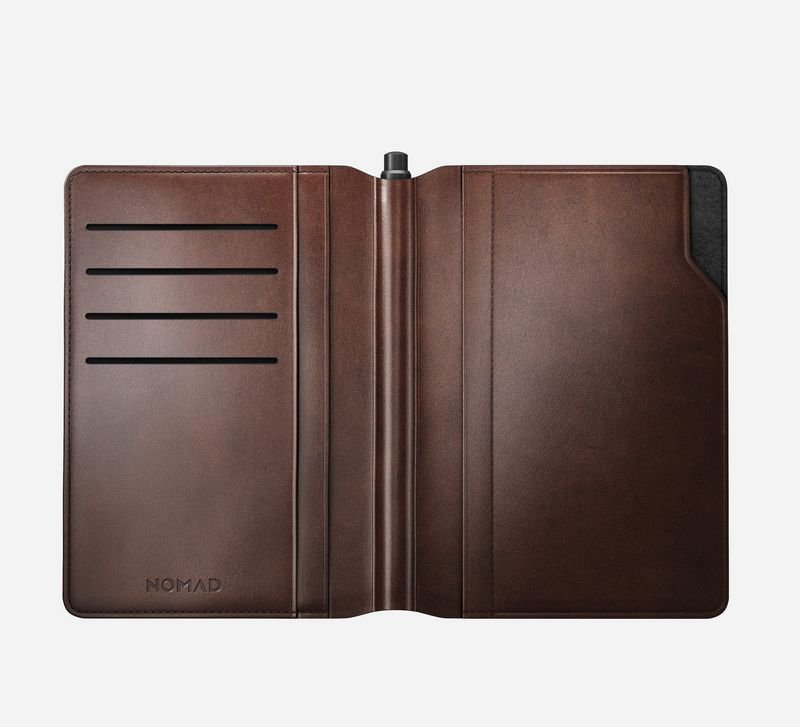 Nomad Passport Wallet - Rustic Brown | Horween | Pen Edition