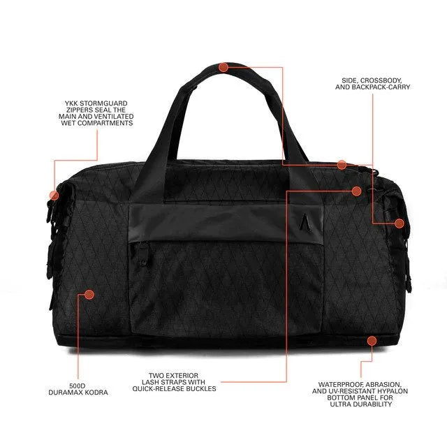 Boundary Supply Errant Duffel X-Pac Jet Black