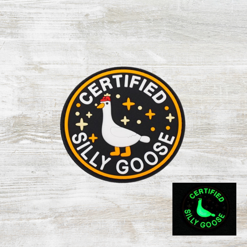 The Meniacc Certified Sillygoose PVC Velcro Patch