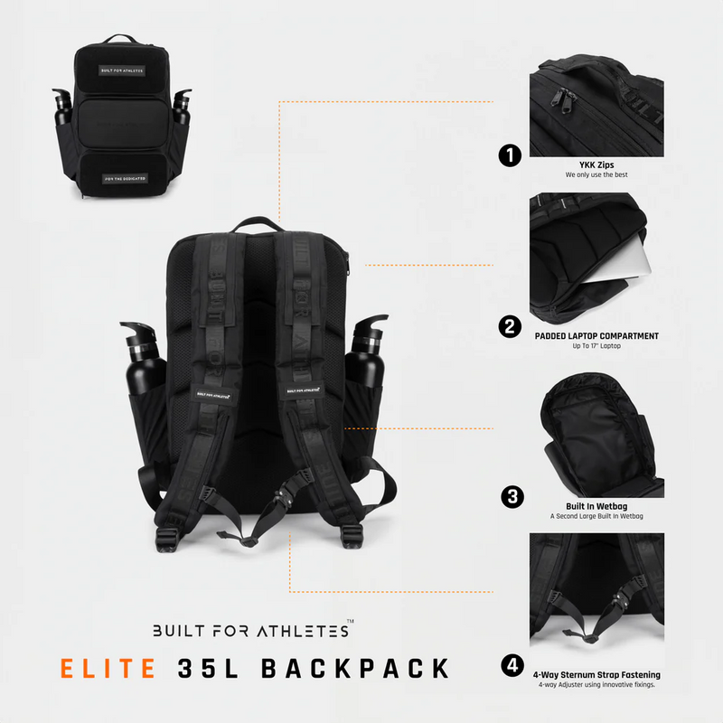 Built For Athletes Elite Backpack 35L