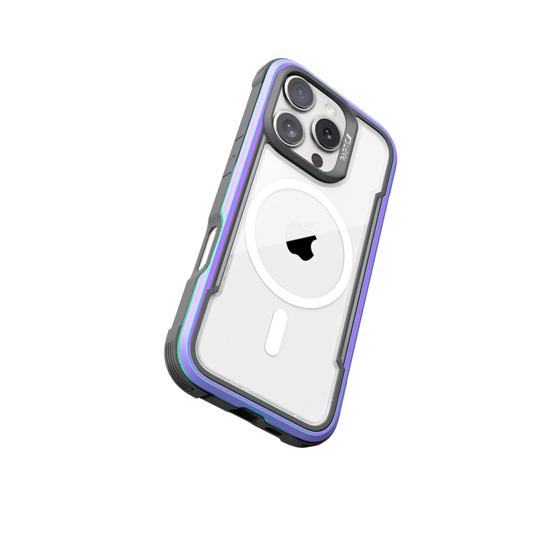 (Markdown) Raptic Shield Case with Magsafe for iPhone 16 Series - Iridescent