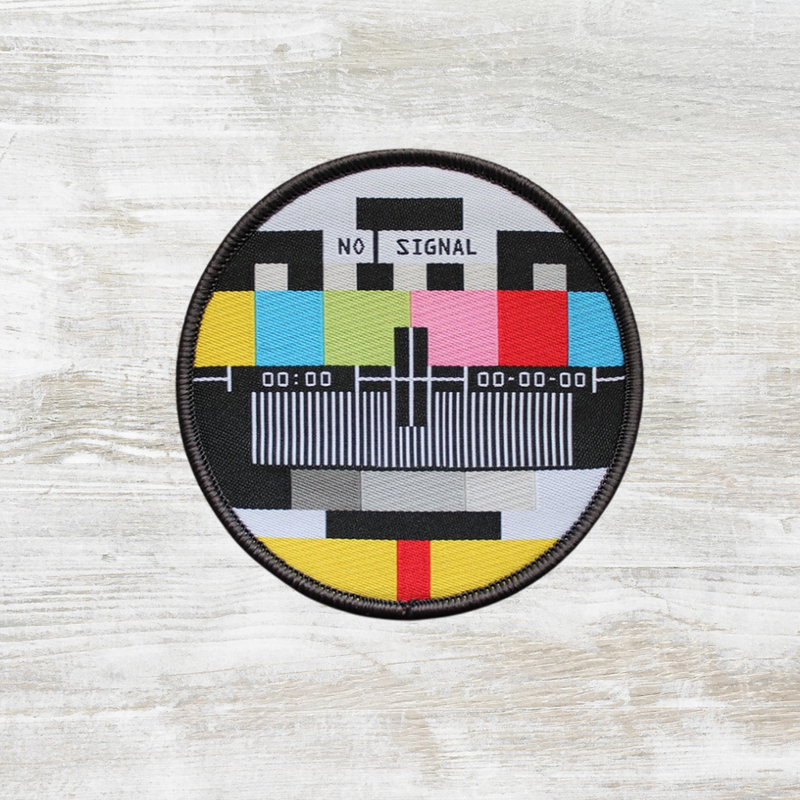 The Meniacc No Signal Woven Velcro Patch