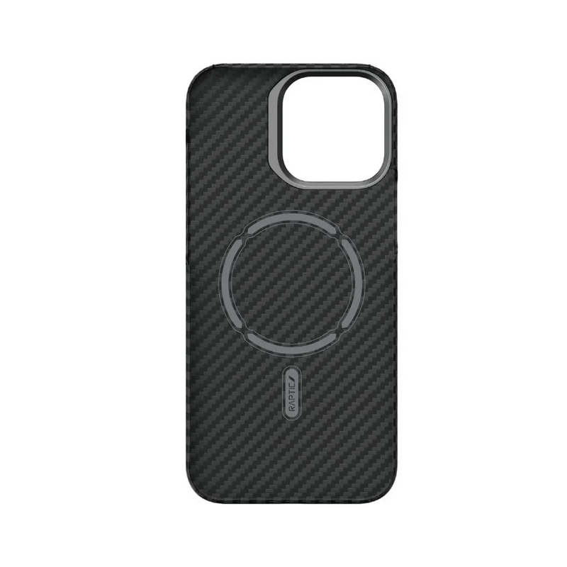 (Markdown) Raptic Aramid Fibre Croxx Case with Magsafe for iPhone 16 series - Mondrian - Black