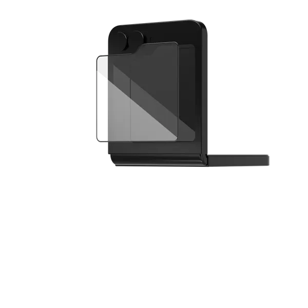 ZAGG Glass Plus Edge for Samsung Galaxy Z Flip 6 (Outside) - Clear