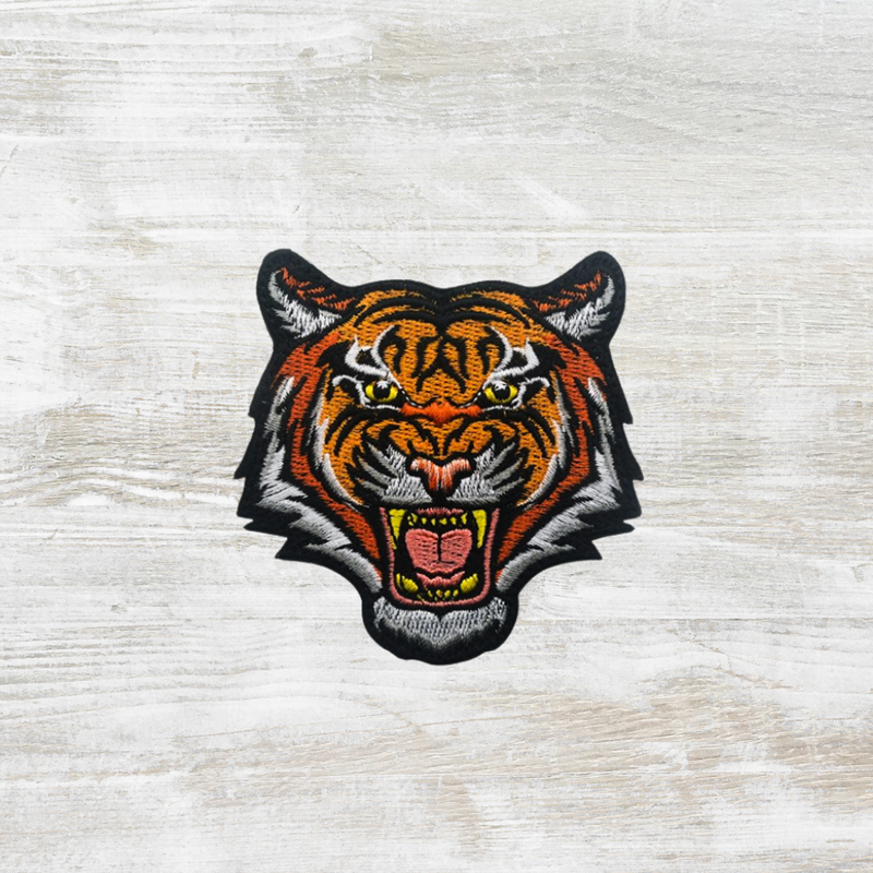 The Meniacc Tiger Embroidery Velcro Patch