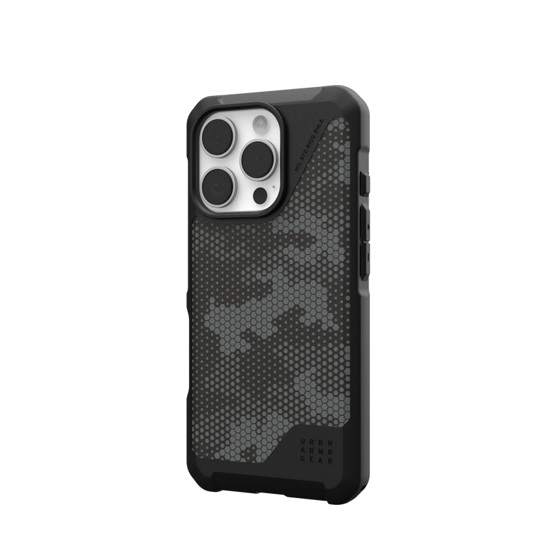 UAG iPhone 16 series Metropolis LT Case - Micro Hex Camo Graphite