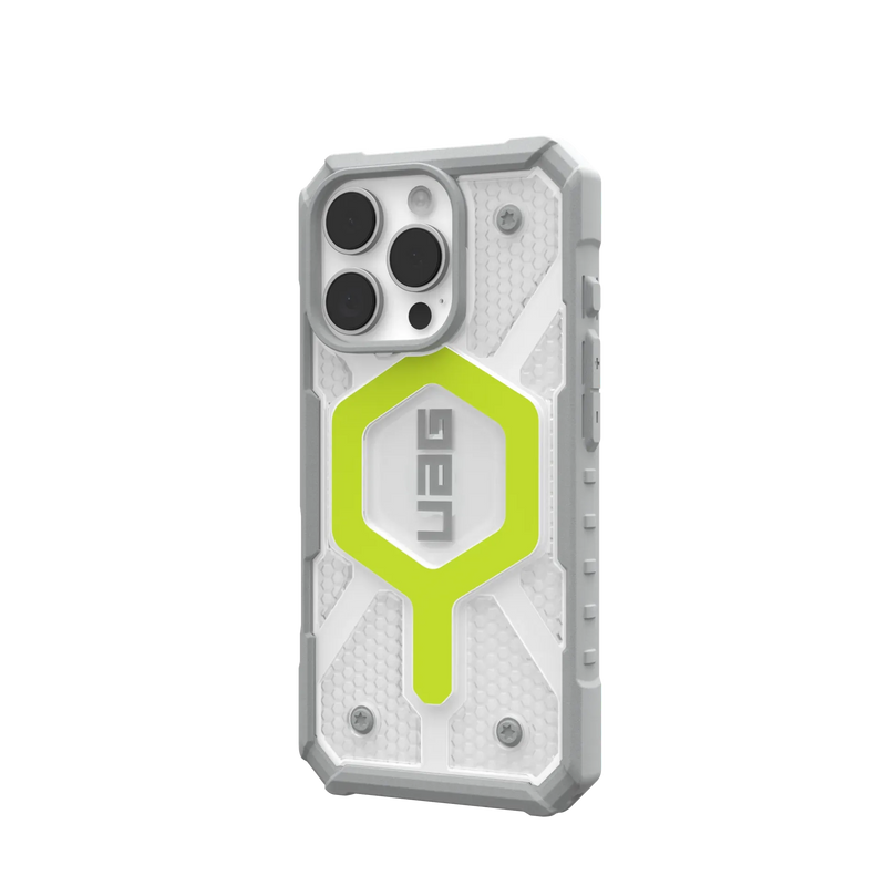 UAG iPhone 16 series Pathfinder Clear Case - Action Neon