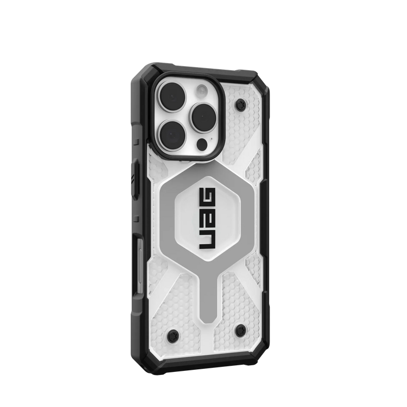 UAG iPhone 16 series Pathfinder Clear Case - Ice/Silver