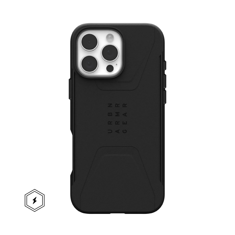 UAG iPhone 16 series Civilian Case - Black