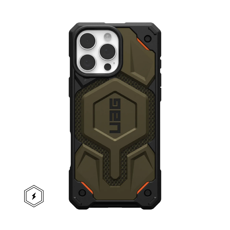 UAG iPhone 16 series Monarch Pro Case - Kevlar Element Green