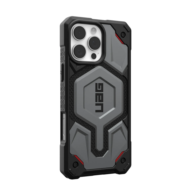 UAG iPhone 16 series Monarch Pro Case - Kevlar Silver