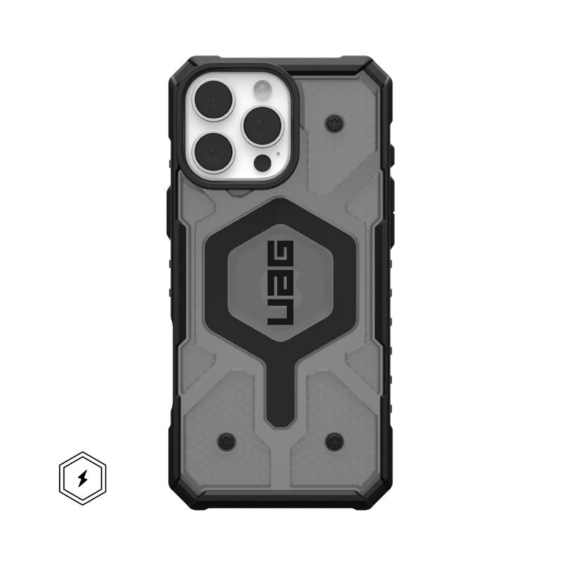 UAG iPhone 16 series Pathfinder Clear Case - Ash/Black