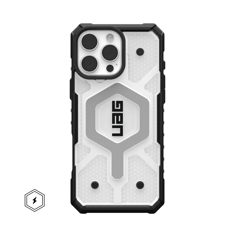 UAG iPhone 16 series Pathfinder Clear Case - Ice/Silver