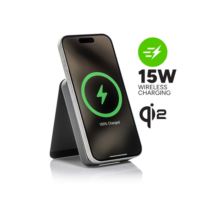 Mophie Wireless Powerstation® Mini with Stand - Black