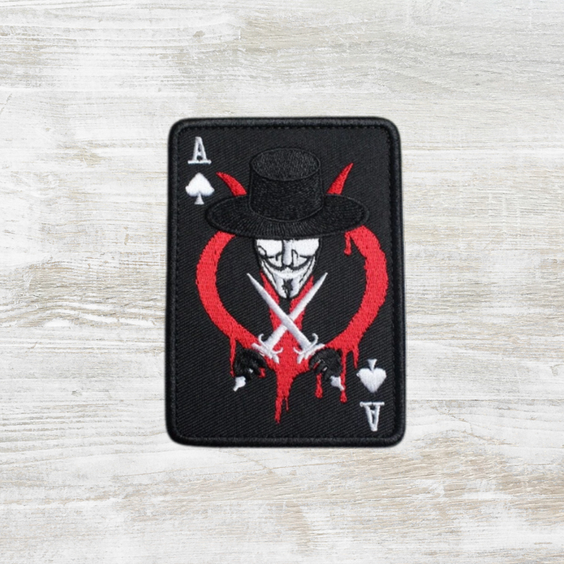 The Meniacc Vendetta Embroidered Velcro Patch