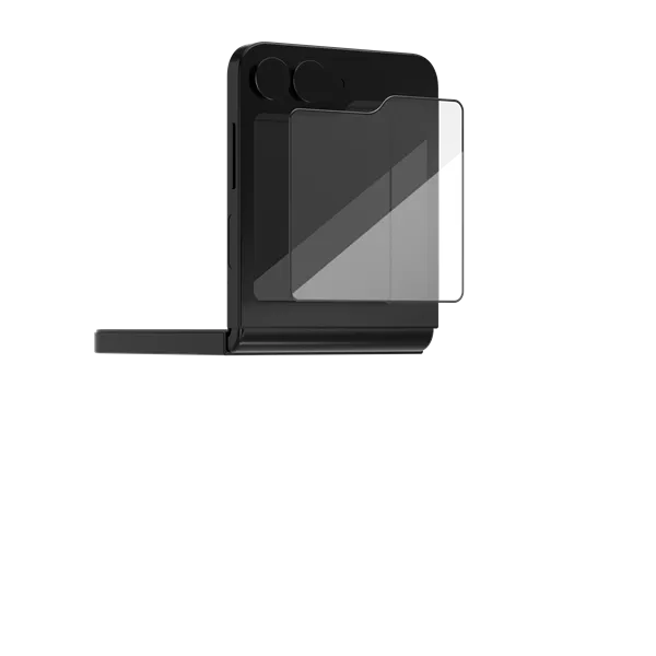 ZAGG Glass Plus Edge for Samsung Galaxy Z Flip 6 (Outside) - Clear