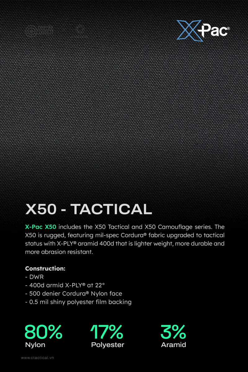 Ctactical CT4W EDC Waist Pack - XPAC X50