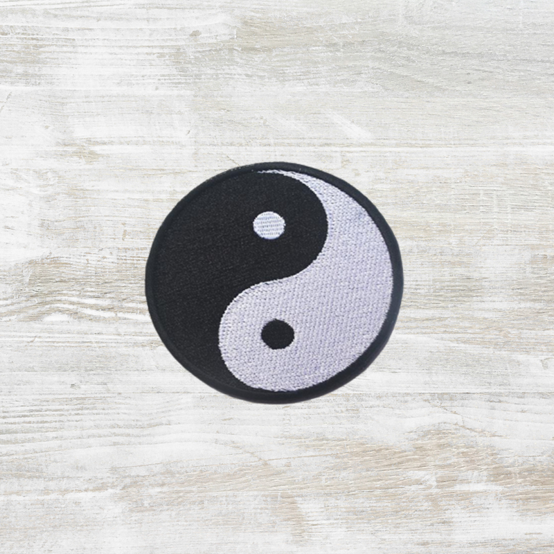 The Meniacc Yin Yang Embroidery Velcro Patch