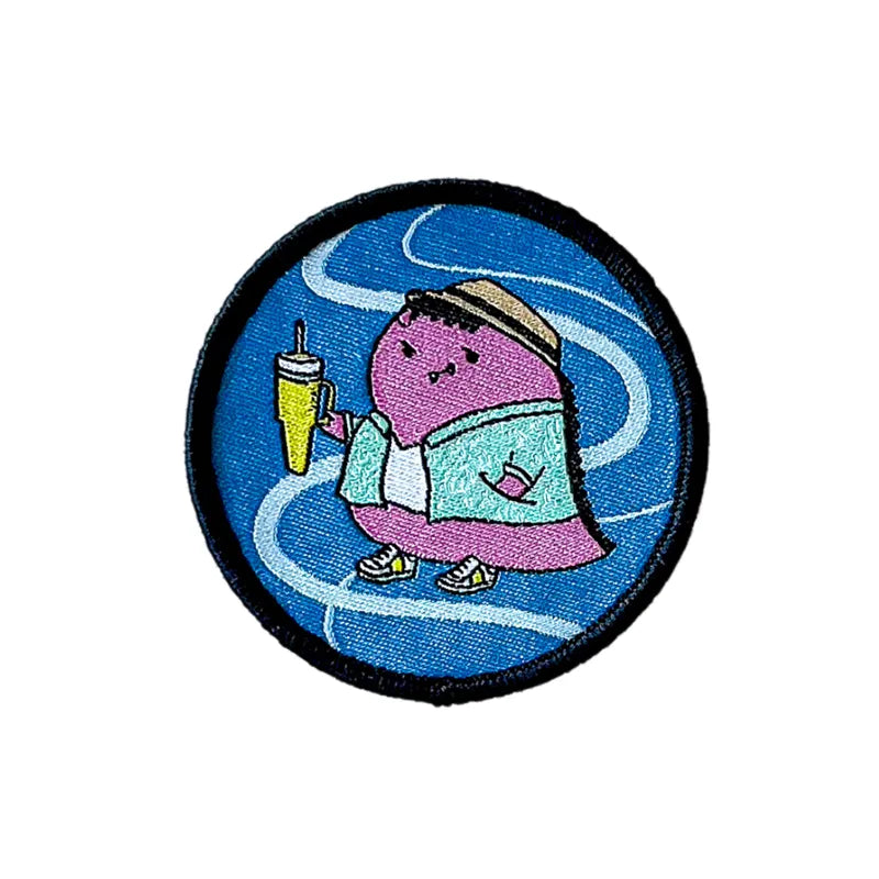 Oribags Dino Crew Patch Collection - Tropical Hipster Dino