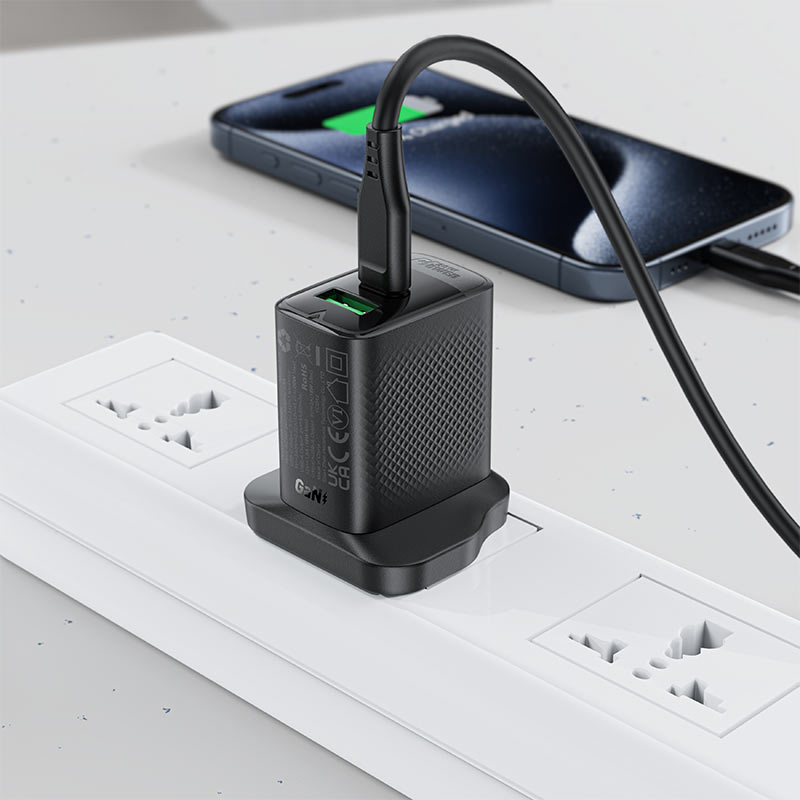 ACEFAST A79 PD20W GaN (USB-A+USB-C) charger (UK)