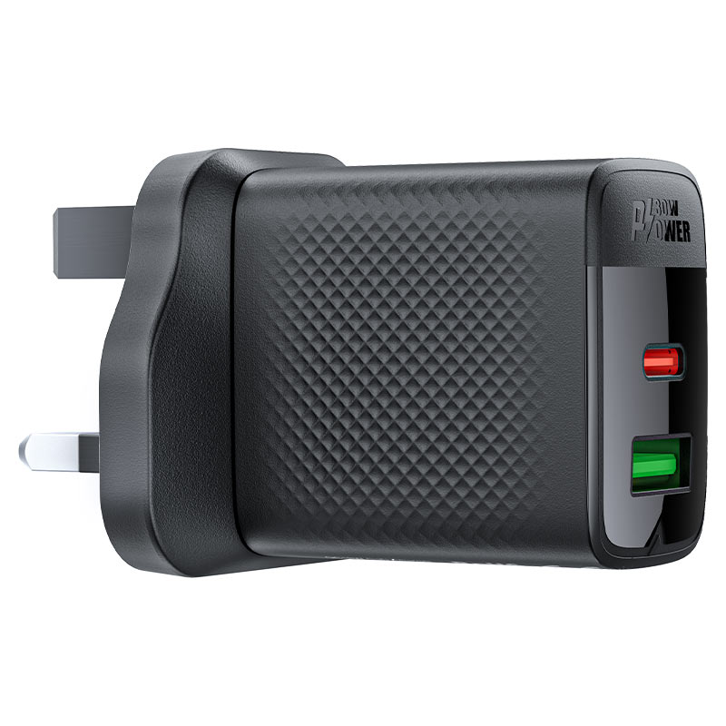 ACEFAST A99 PD30W GaN (USB-C+USB-A) Charger (UK)