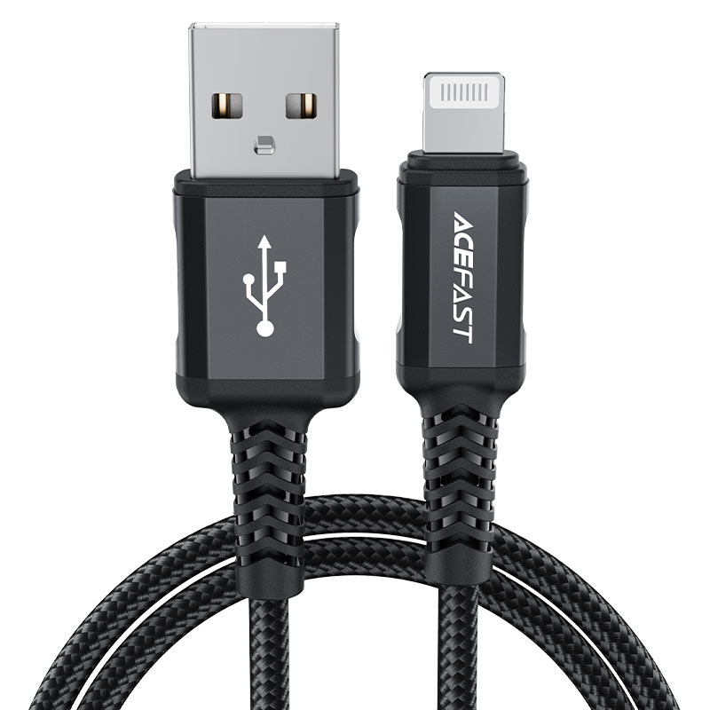 ACEFAST C4-02 USB-A to Lightning Aluminum Alloy Charging Data Cable (1.8m)