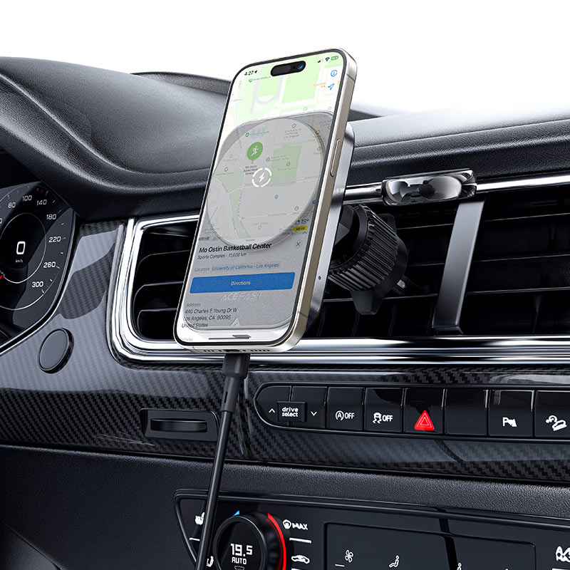 ACEFAST D18 in-Car 2-in-1 Magnetic Wireless Charging Holder