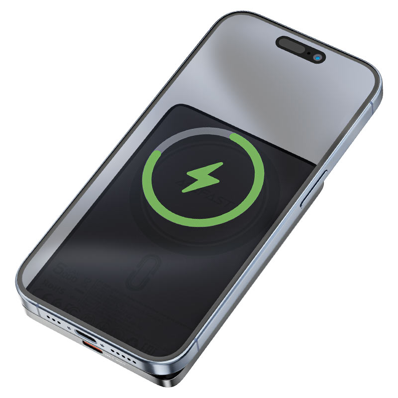 ACEFAST M8-5000 PD18W Ultra-Thin Magnetic Wireless Charging Power Bank