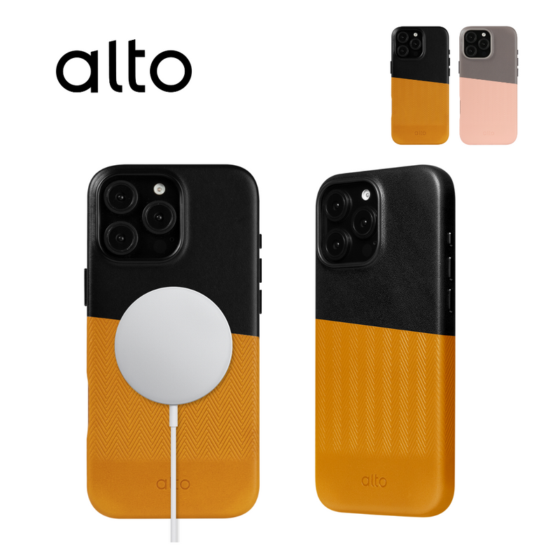 Alto Herring Case for iPhone 16 Series - Italian Full Grain Leather (MagSafe Compatible)