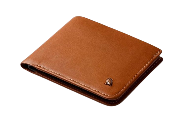 Bellroy Unisex-Adult Folio Mini –Leather (Wallet, Coin Pouch)  -Compact|RFID-Blocking, CharcoalCobalt