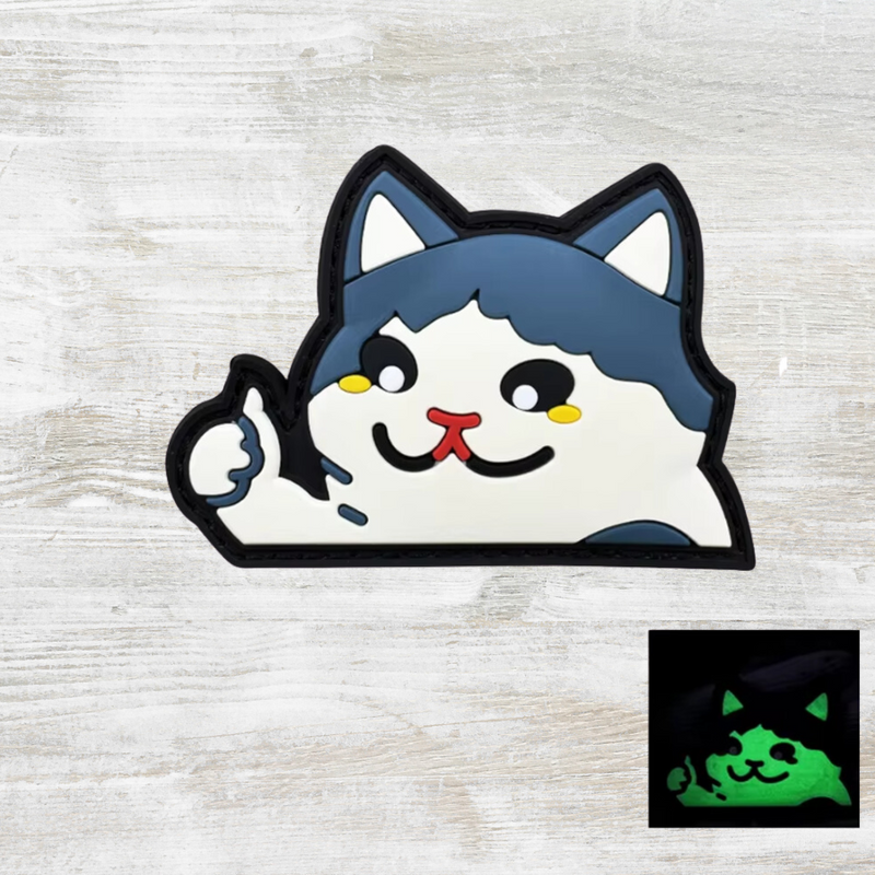 The Meniacc Cat PVC Velcro Patch