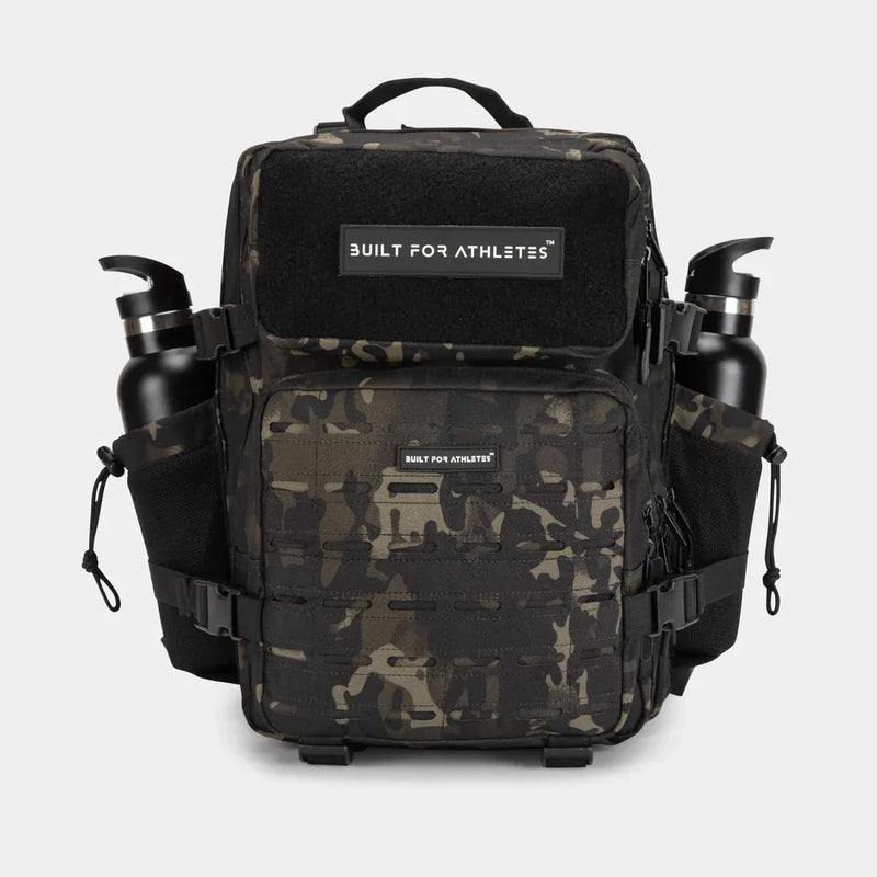 Built For Athletes Gym Backpack - Medium Black Camo