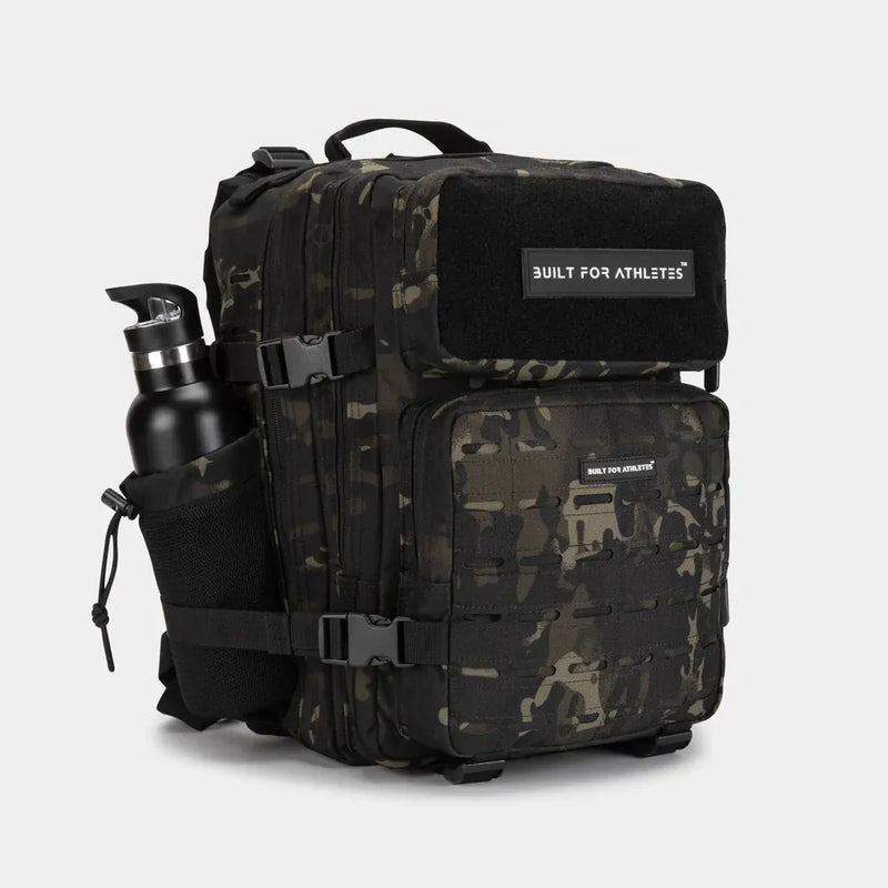 Built For Athletes Gym Backpack - Medium Black Camo