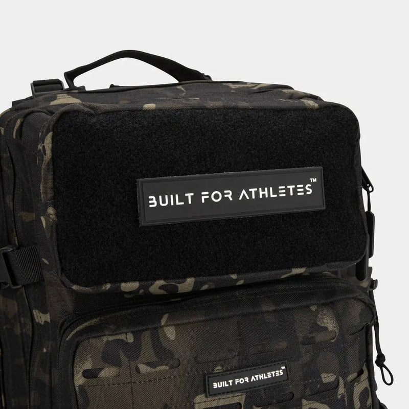 Built For Athletes Gym Backpack - Medium Black Camo