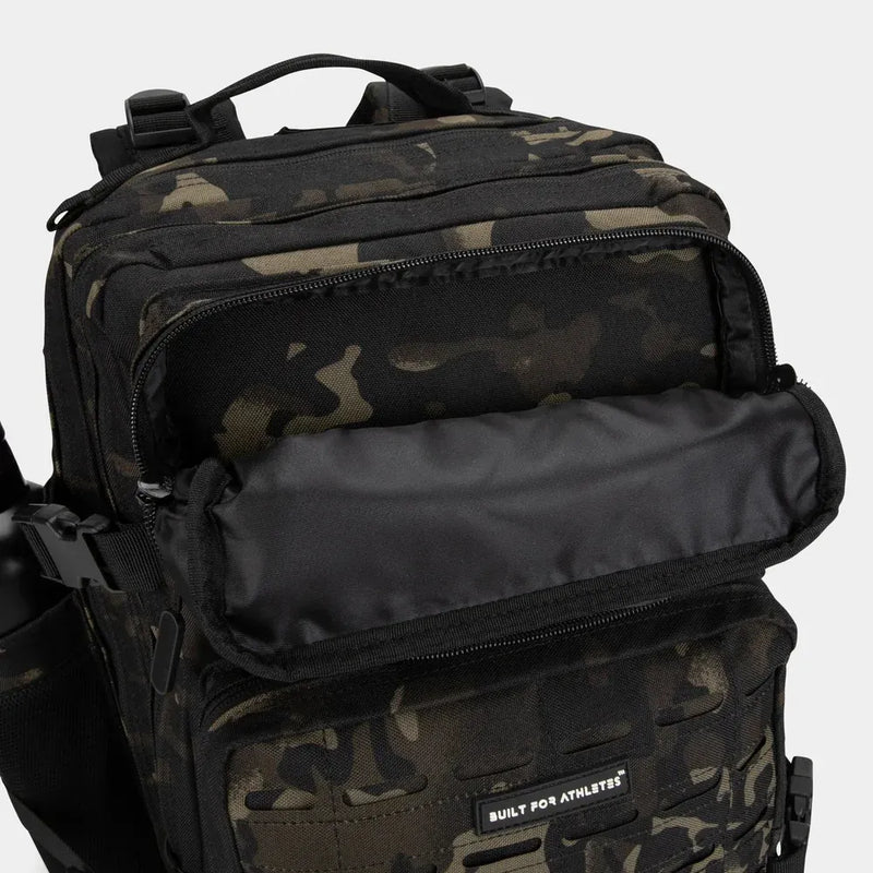 Built For Athletes Gym Backpack - Medium Black Camo