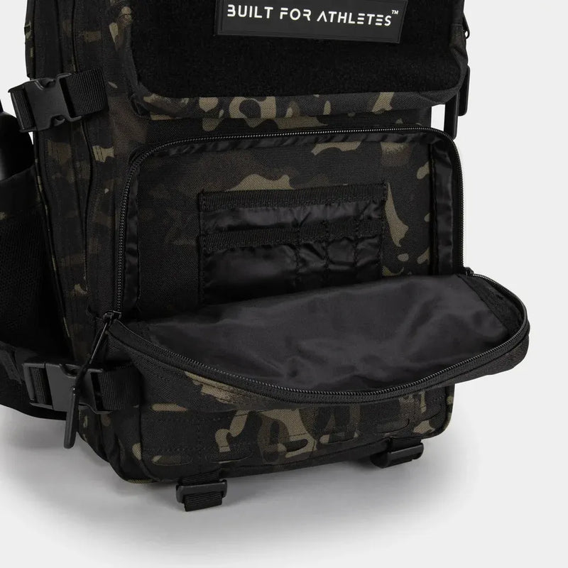 Built For Athletes Gym Backpack - Medium Black Camo