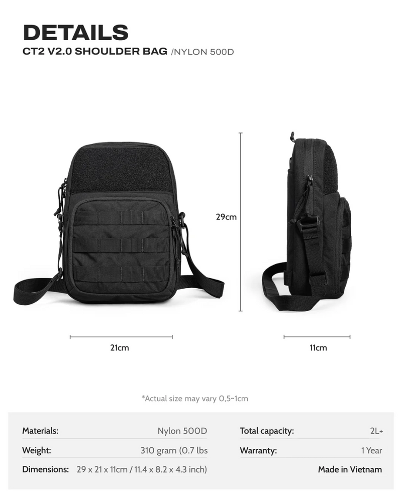 Ctactical CT2 V2.0 Shoulder Bag