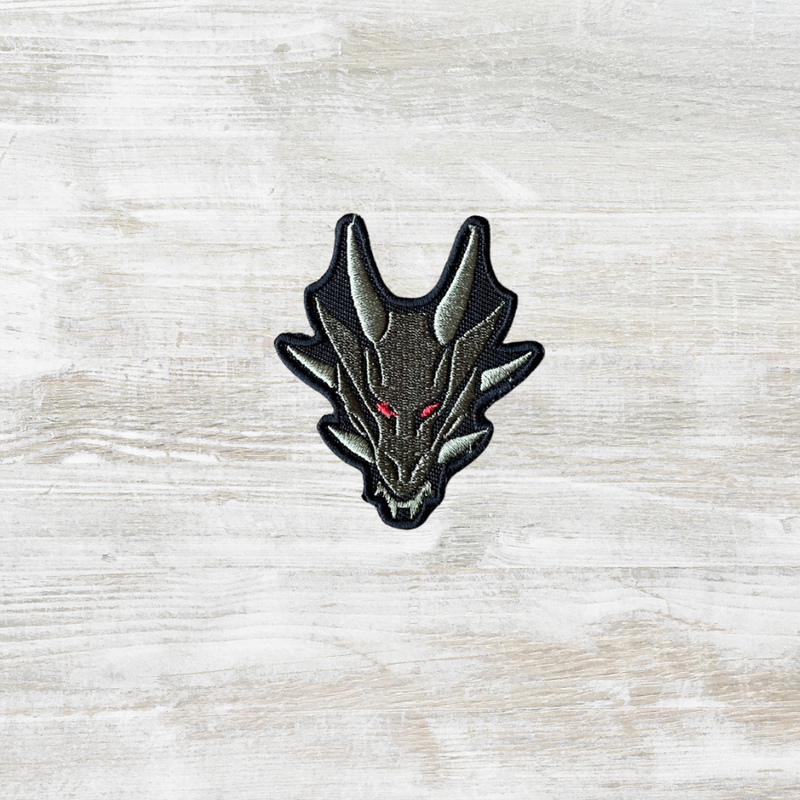 The Meniacc Dragon Embroidered Velcro Patch