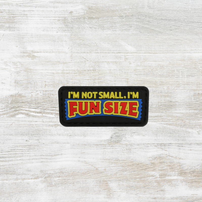 The Meniacc I'm Fun Size PVC Velcro Patch