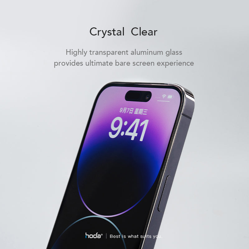 (Markdown) Hoda Anti-Reflection Full Coverage Tempered Glass Screen Protector for iPhone 13 & iPhone 14 Series - Flagship