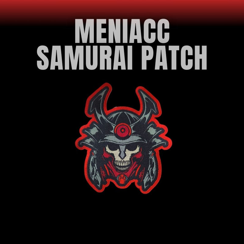 The Meniacc Samurai Woven Patch