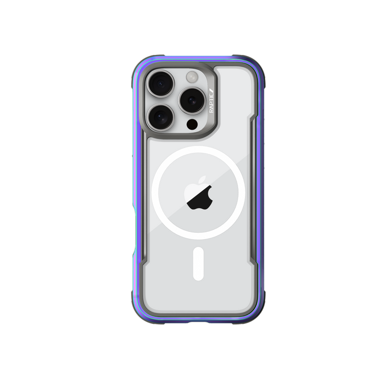 Raptic Shield Case with Magsafe for iPhone 16 Series - Iridescent